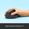 Ergonomic vertical mouse, wireless, Bluetooth - Logitech